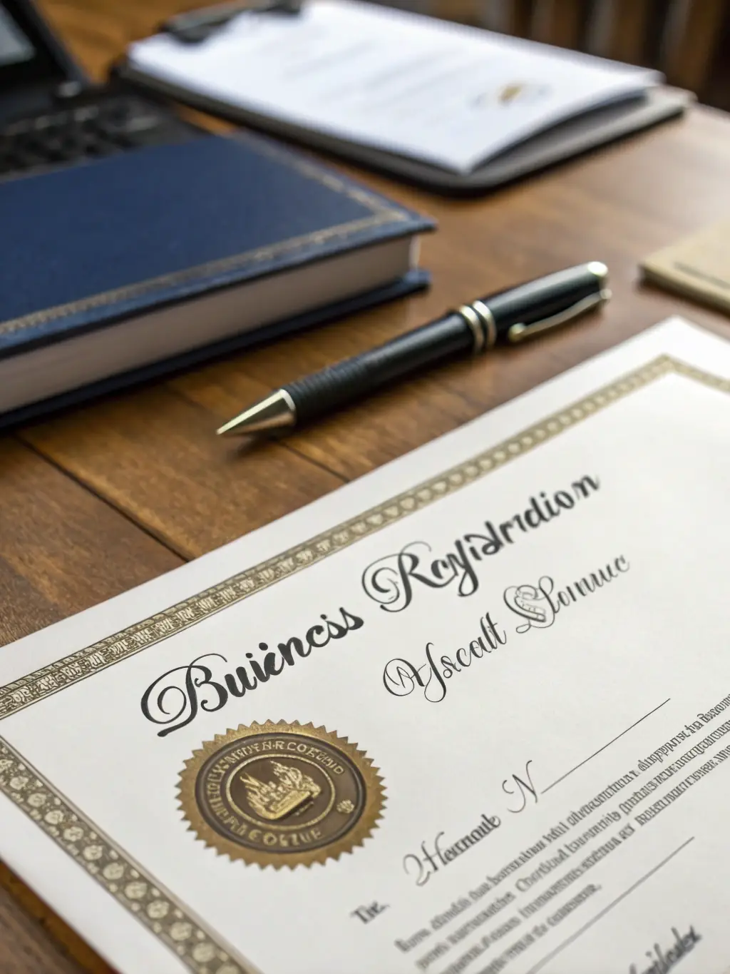 A certificate of incorporation with the company name and official seal, representing the legally established business entity component of the Fundable Shelf Corporation package offered by Juggernaut Later Market.